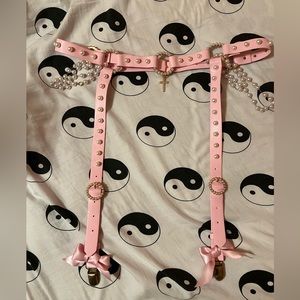Sugar thrillz pure radiance garter harness